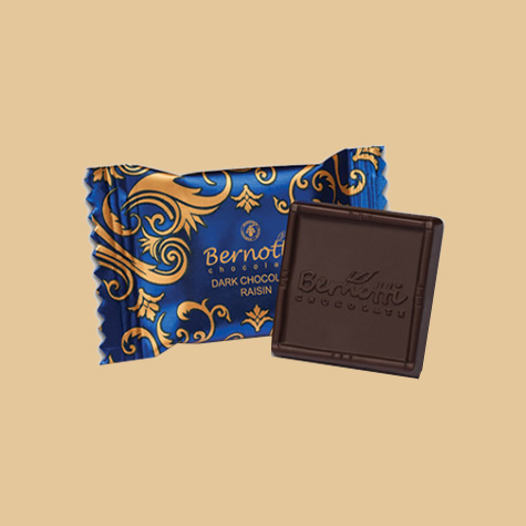 شکلات تلخ مغزدار کشمشی برنوتی 1000گرمی